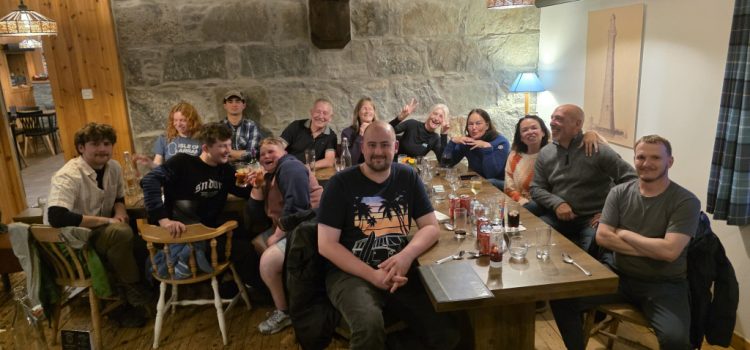 The penultimate night of the Tiree Tope
